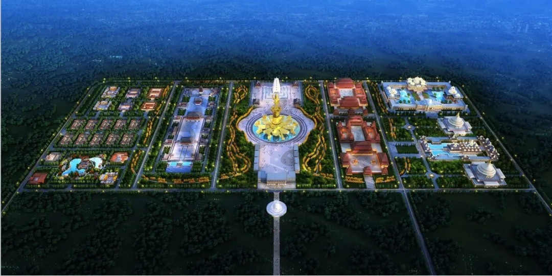 Master plan of Nepalese Holy Garden (North District)