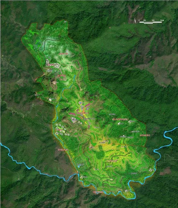 Master plan of ecological and cultural tourism area of foju mountain in Xishuangbanna