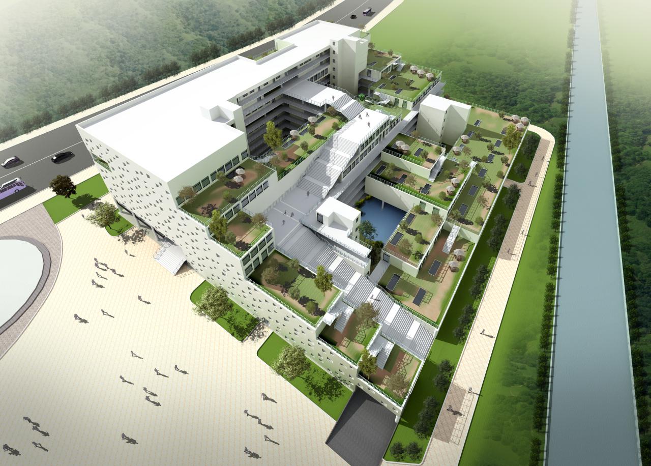 Architectural design of Wuxi Environmental Monitoring Center (2)