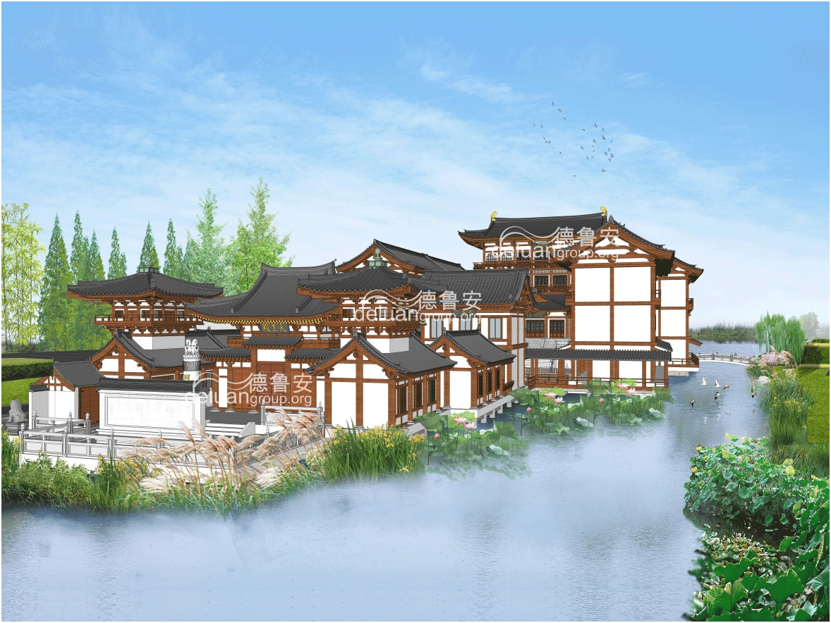 Master plan of jilejing temple in Shaoxing Zhejiang Province