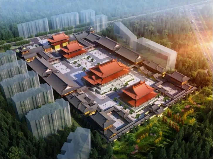 Reconstruction and management go hand in hand master plan of Xiangshan temple in Wuxi Jiangsu Provin