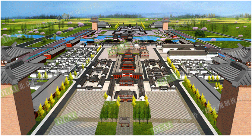 Master plan of shandaosi Cultural Park in Changde City Hunan Province