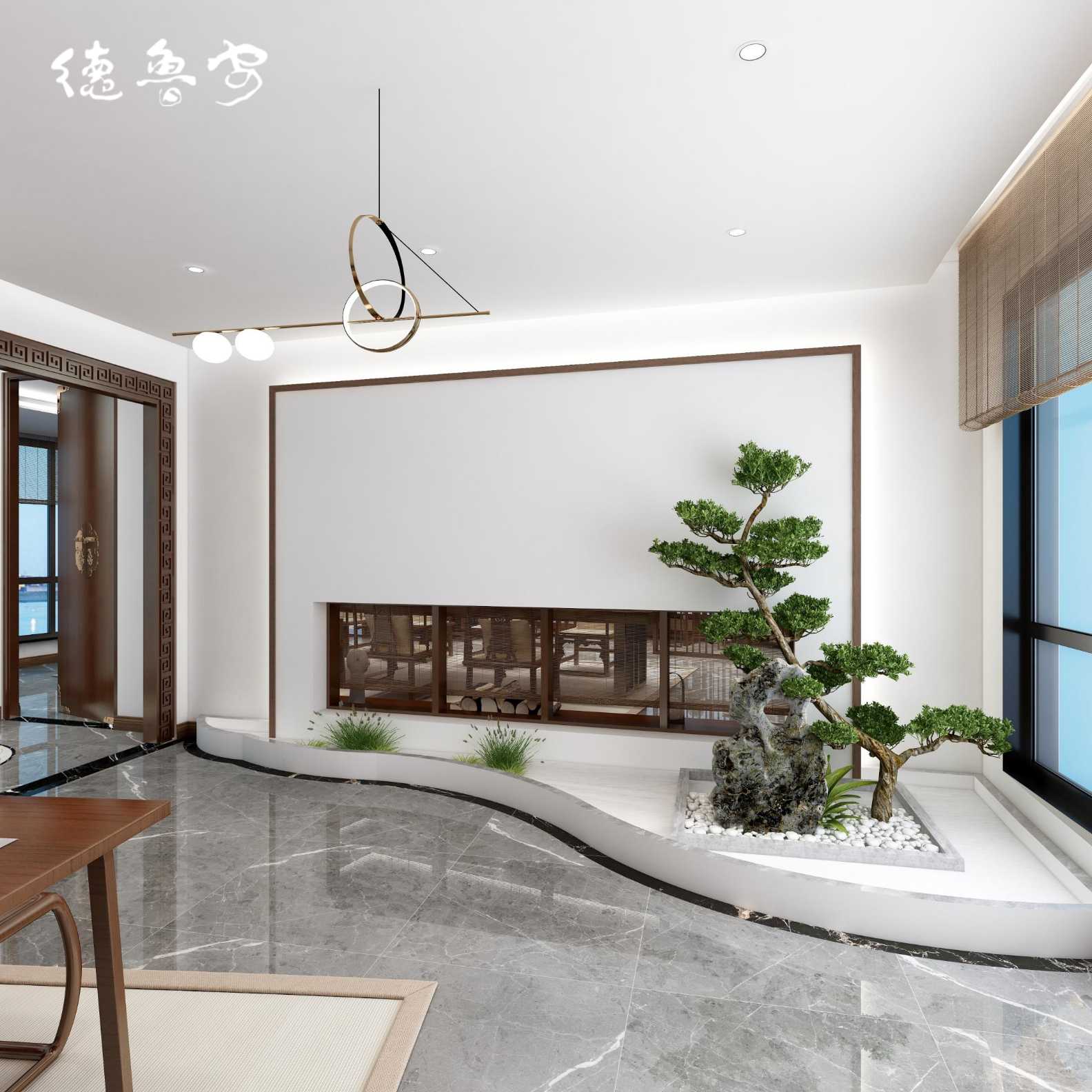 Interior design of jingwangfu tea house in Daming