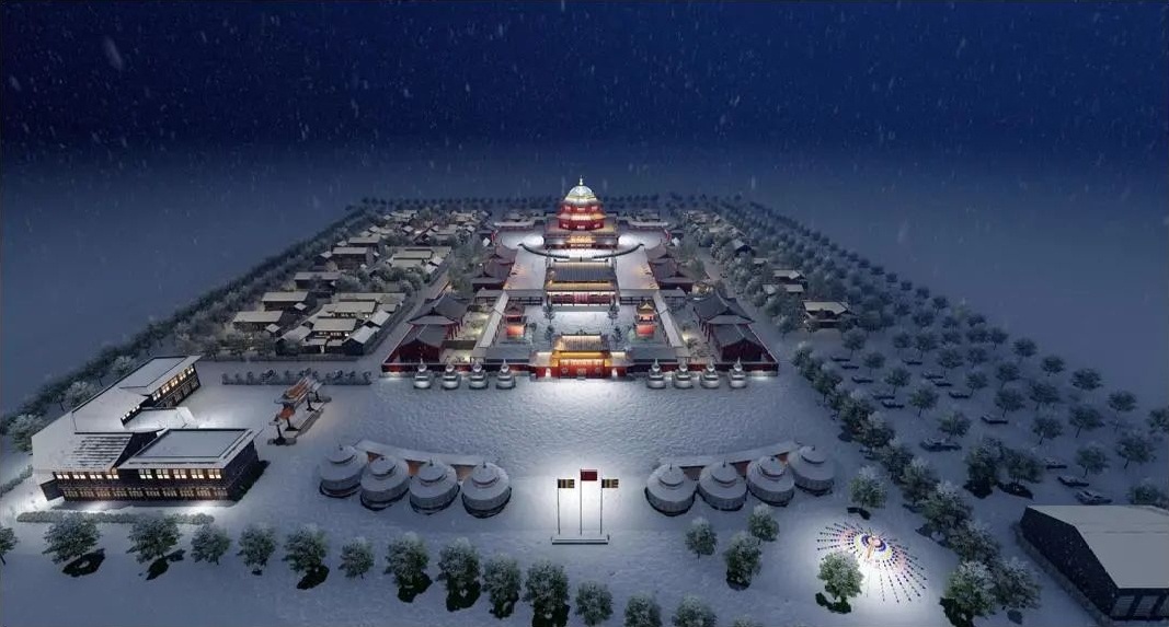 Master plan of Guangji temple in chenbalhu banner Hulunbuir0