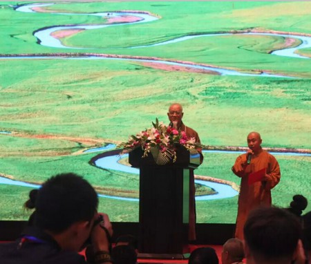 Druan was invited to attend the opening ceremony of Hailaer Wanfo temple [activity 2015]