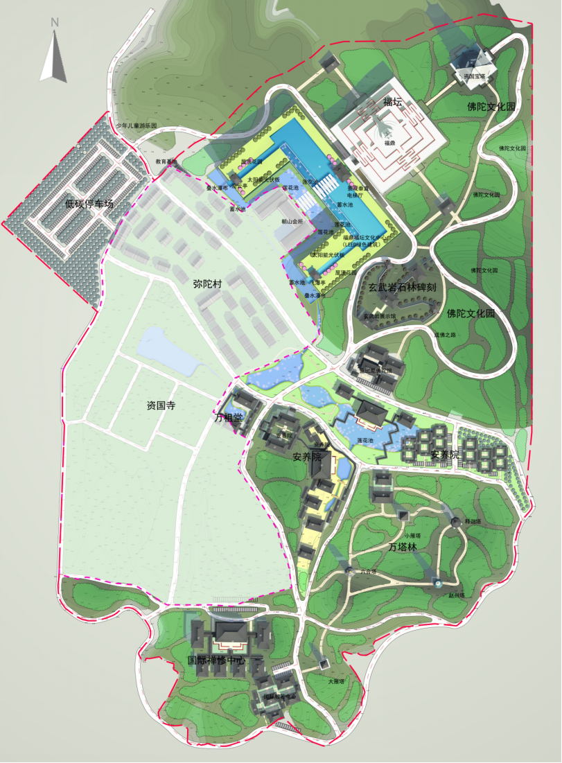 福建福鼎资国寺总体规划